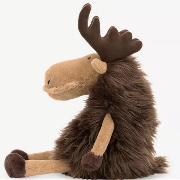 Jellycat Merrick Moose 11.4x4.7x6.3" Soft & Plush NWT *Retired* - Picture 4 of 5